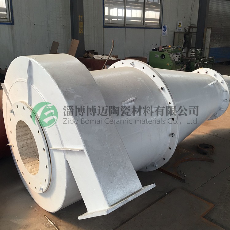 上海钢厂耐磨陶瓷管道弯头定制「博迈供」