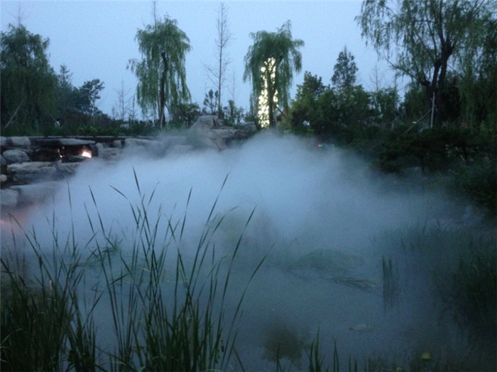 东营旅游景区景观造雾设备「创银雾森供应」