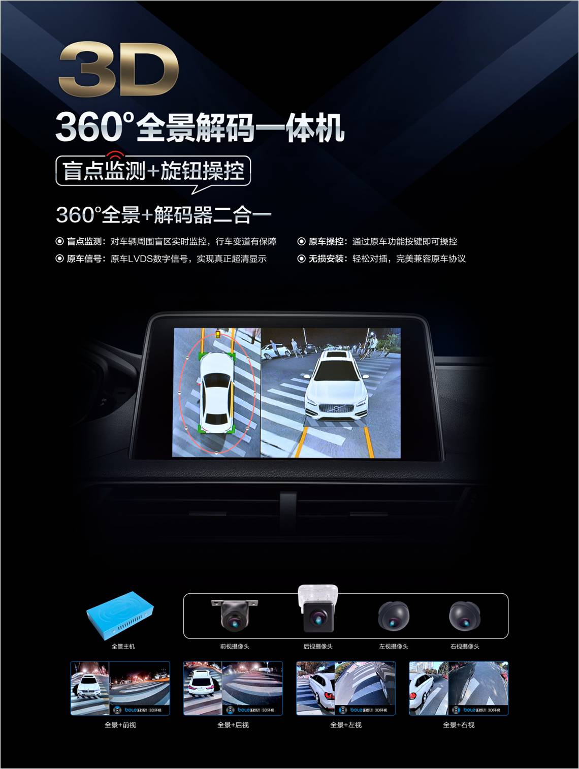 哈密360全景记录仪价格「大地汽车影音供应」