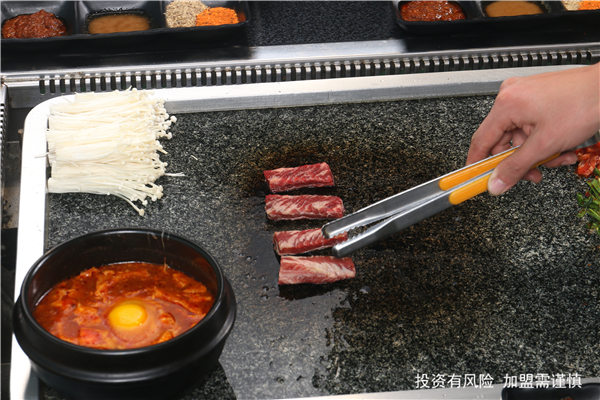 江苏创意料理石板料理加盟店 韩老大烤肉供应
