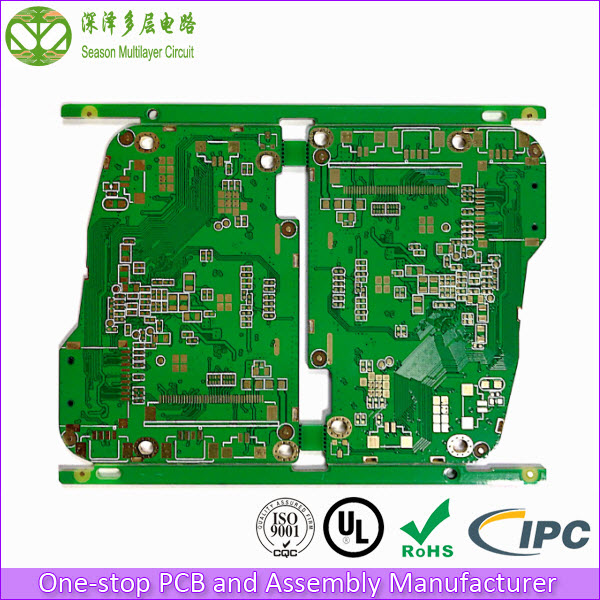 电脑主板多层PCB电路板, 判断PCB电路板的好坏的方法: 从外观上分辨出电路板的好坏,一般情况下,PCB线路板外观可通过三个方面来分析判断; 1、大小和厚度的标准规则。 线路板对标准电路板的厚度是不同的大小,客户可以测量检查根据自己产品的厚度及规格。 2、光和颜色。 外部电路板都有油墨覆盖,线路板能起到绝缘的作用,多层PCB电路板,如果板的颜色不亮,少点墨,保温板本身是不好的。 3、焊缝外观。 线路板由于零件较多,如果焊接不好,零件易脱落的线路板,严重影响电路板的焊接质量,外观好,仔细辨认,界面强一点是