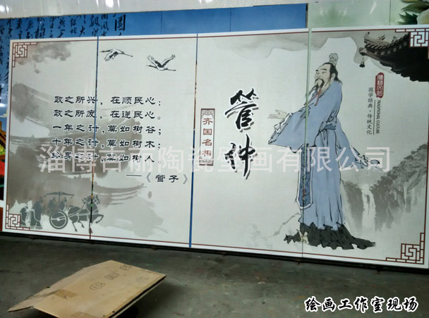 山东国土手绘壁画 淄博吉丽陶瓷壁画供应