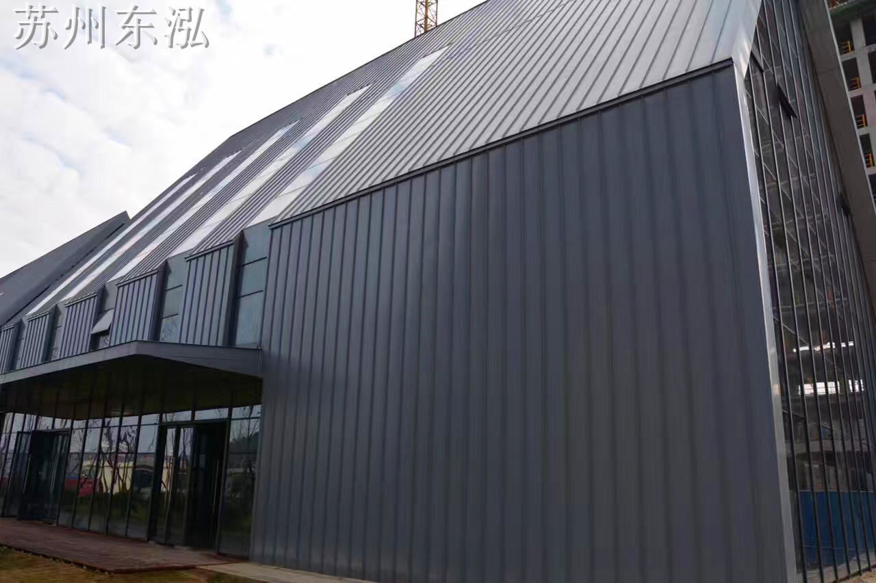 郑州仿古瓦配件滴水檐铝镁锰墙面板价格,铝镁锰墙面板
