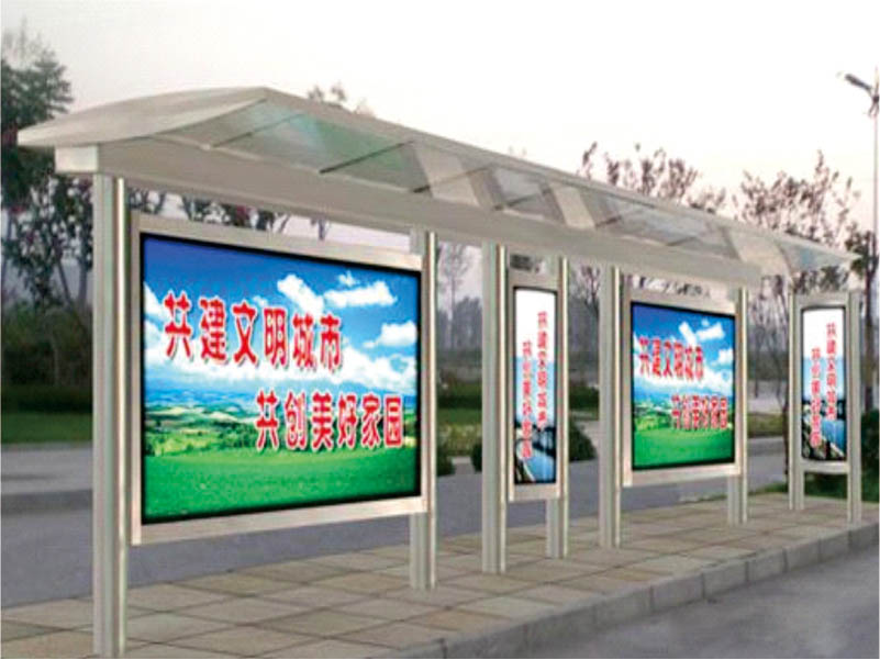 西藏城乡公交站台制作,公交站台