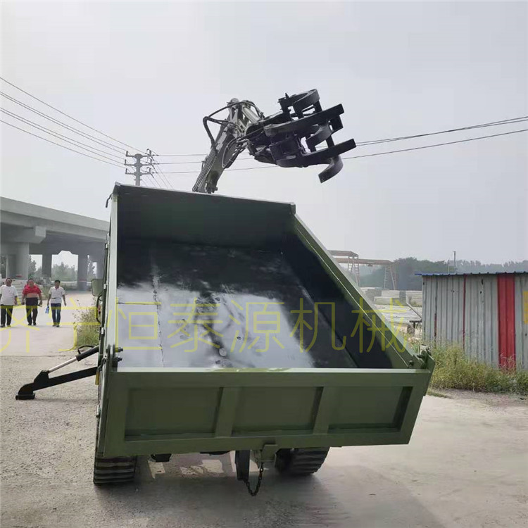 海南履带式10吨抓木机 创新服务 济宁市恒泰源工程机械供应