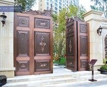 上海围墙铜门 上海普孜铜制品供