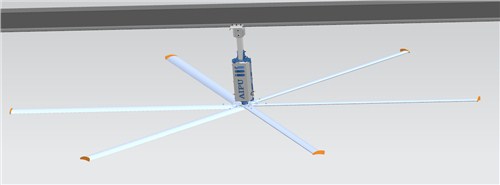 辽宁6.7米无刷直流吊扇，仓库降温风扇厂房降温吊扇通风换气,厂房降温吊扇