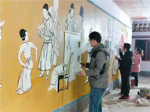 宜昌好看的墙绘哪家好 服务为先「武汉市江岸区大智画廊供应」