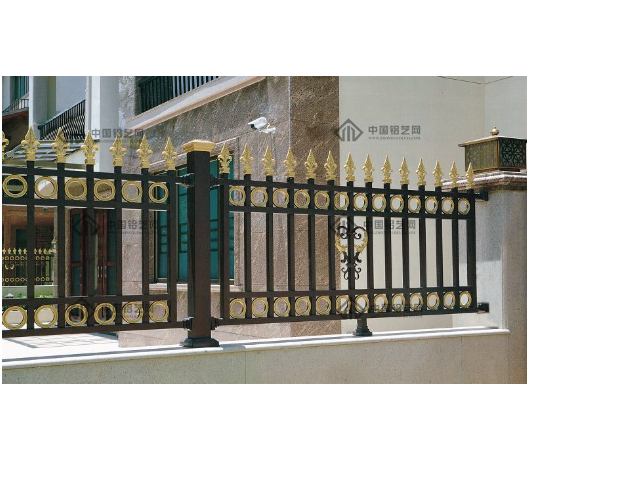宁波铝艺大门栏杆,护栏