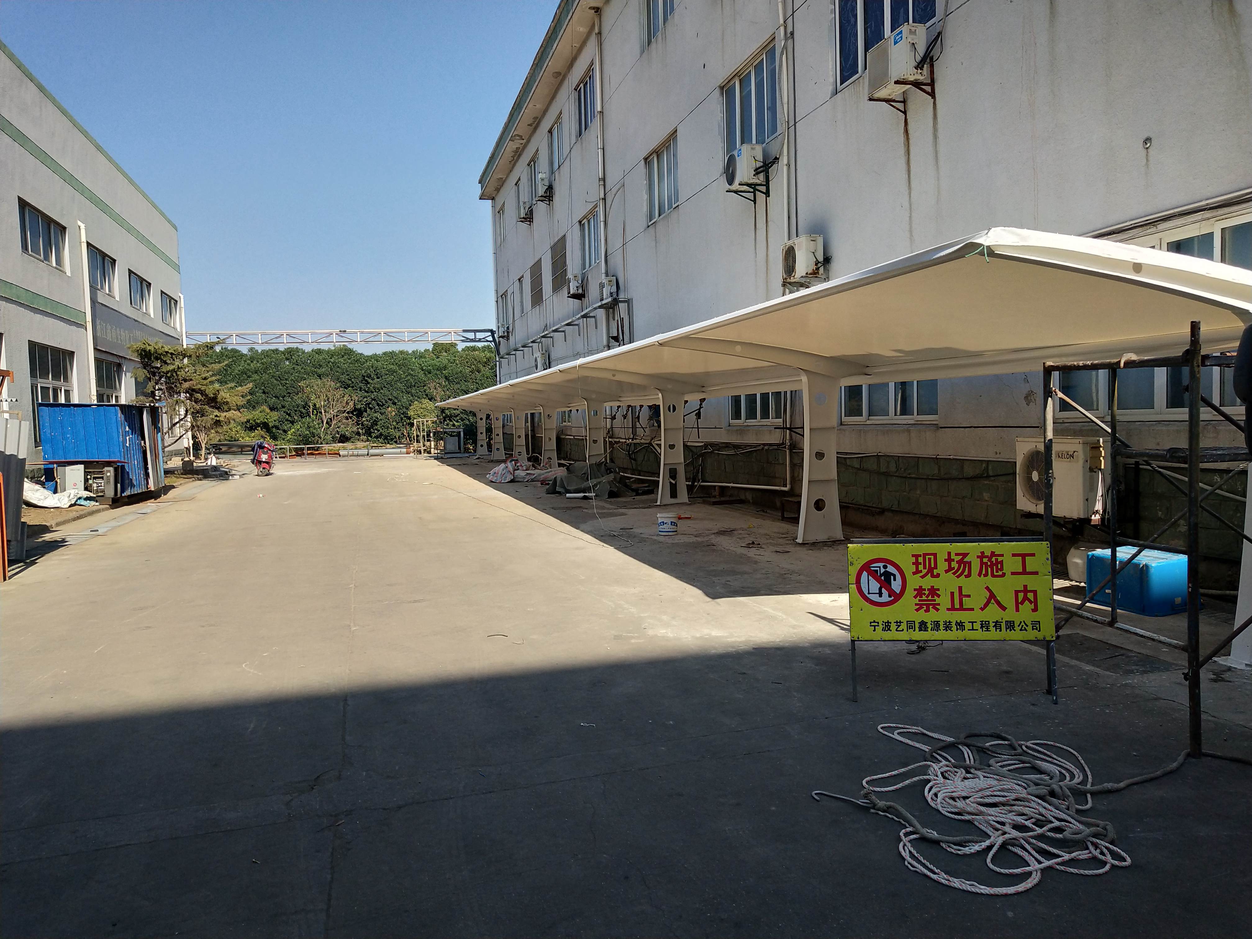 宁波市北仑区膜结构推荐 推荐咨询「宁波艺同鑫源装饰工程供应」