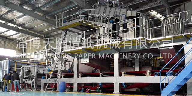 淄博单层带稀释水斜网造纸机厂 淄博天阳造纸机械供应