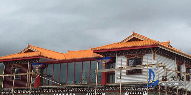 徽派建筑仿古瓦效果圖 服務為先「圣戈邦建材供應」