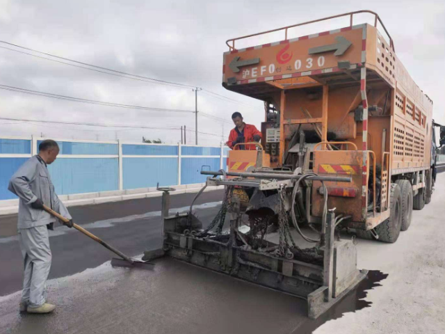 嘉兴城市道路沥青稀浆碎石封层