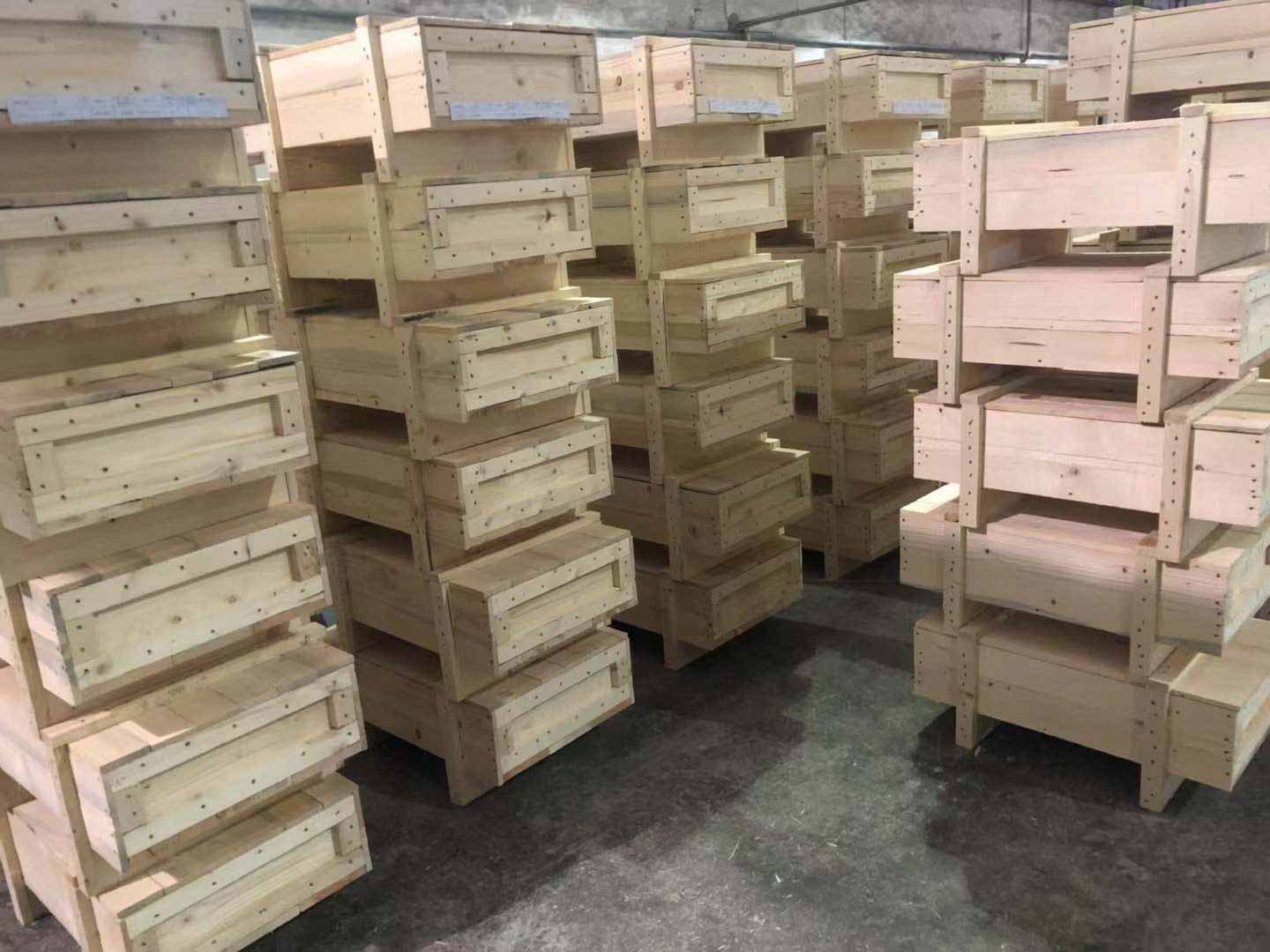 山东条形实木箱生产厂家 诚信互利 上海树人木业供应