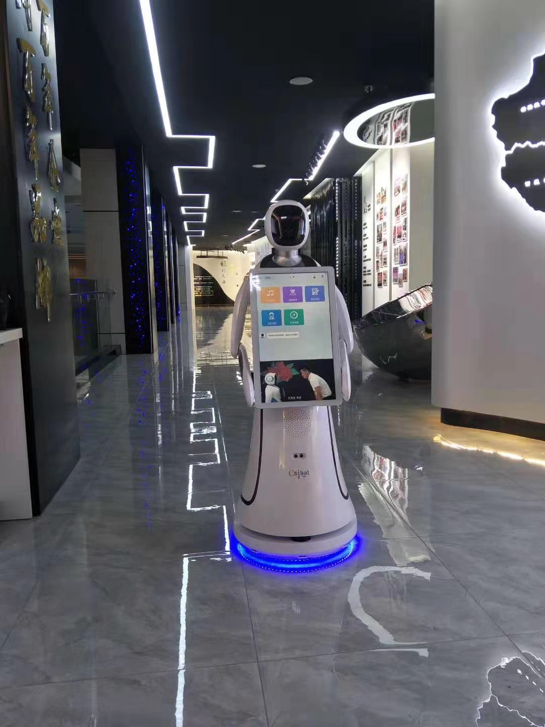 智能迎宾服务机器人品质售后无忧 服务为先 昆山新正源机器人智能科技供应